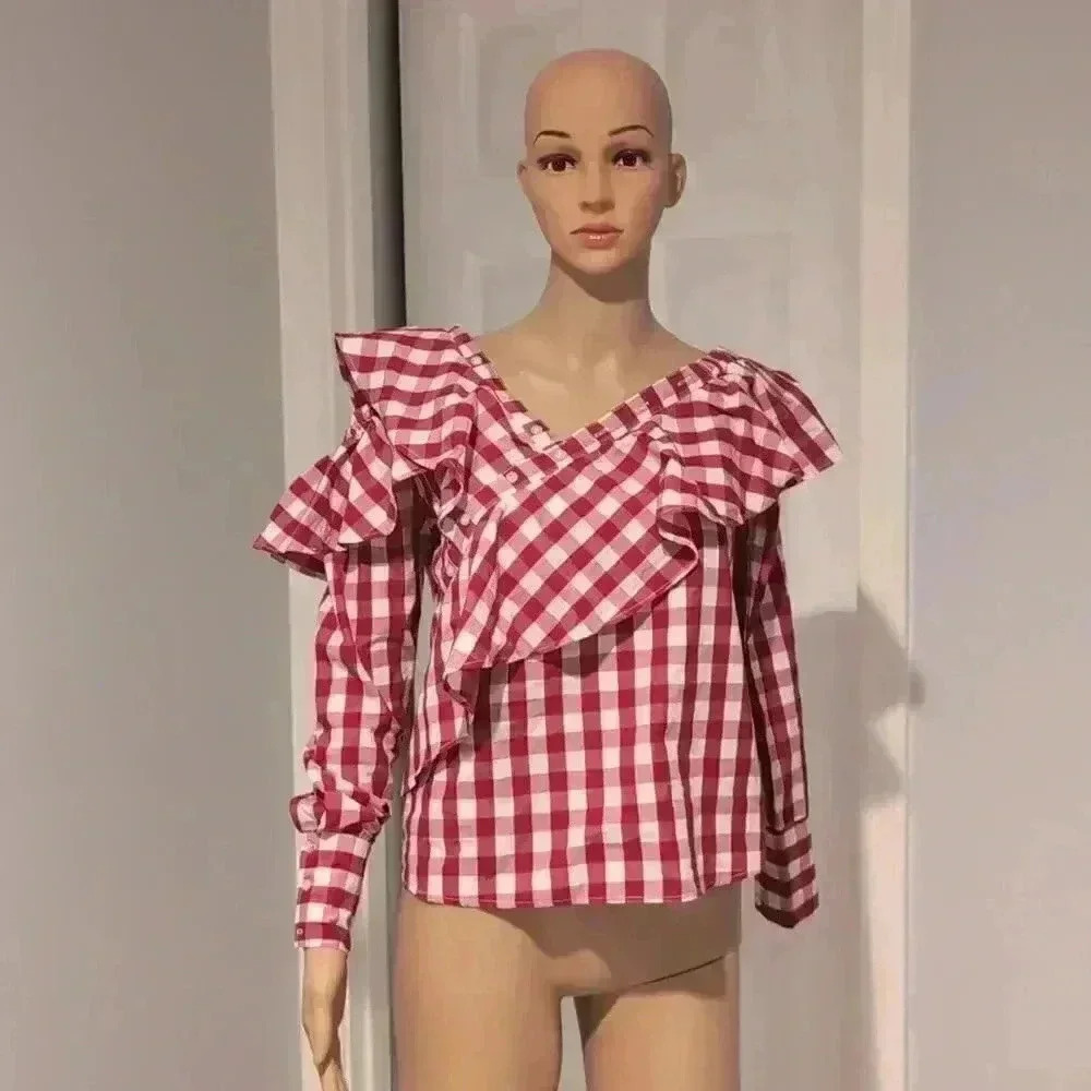 Walter baker gingham Anabella top
